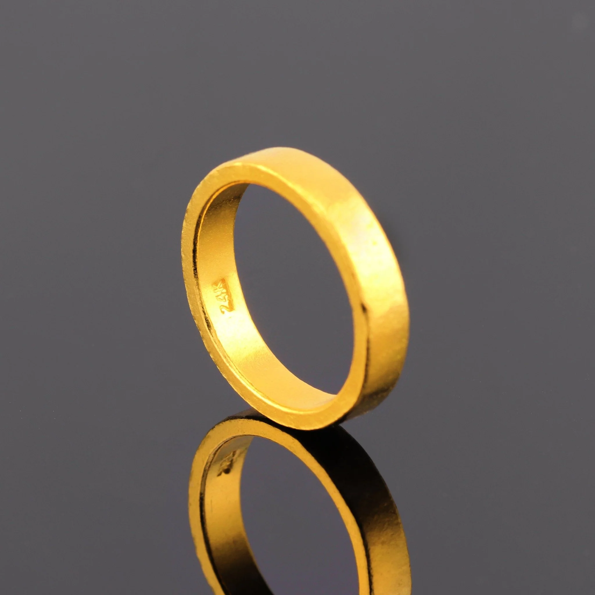 4mm Flat Band Ring - Image 4