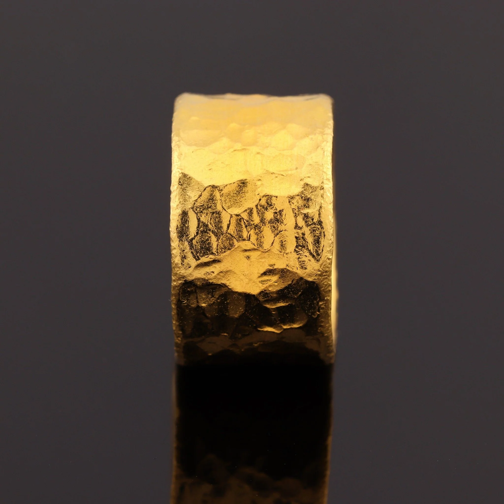 13mm 1oz Hammered Flat Band - Image 13