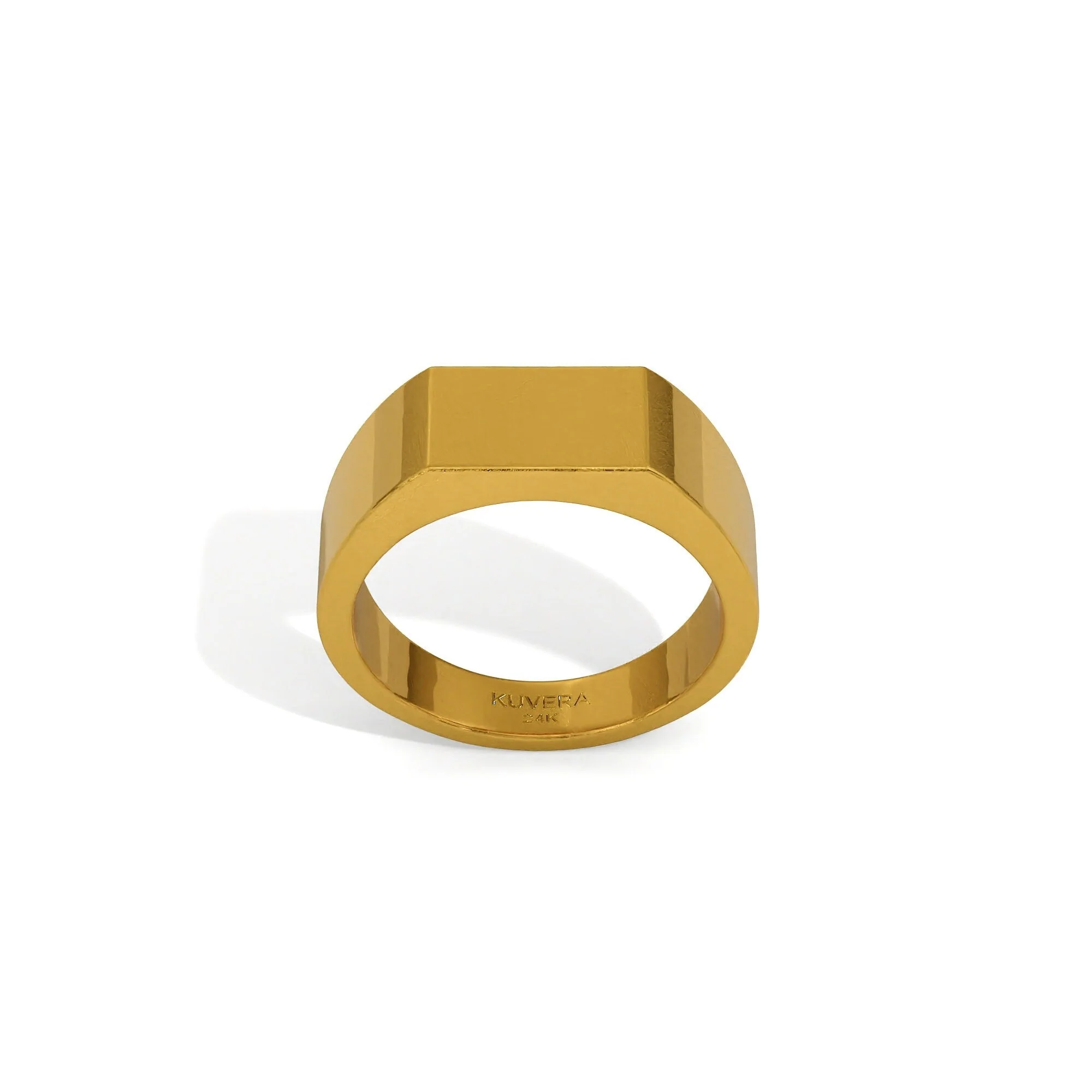 Rectangle Signet Ring - Image 4