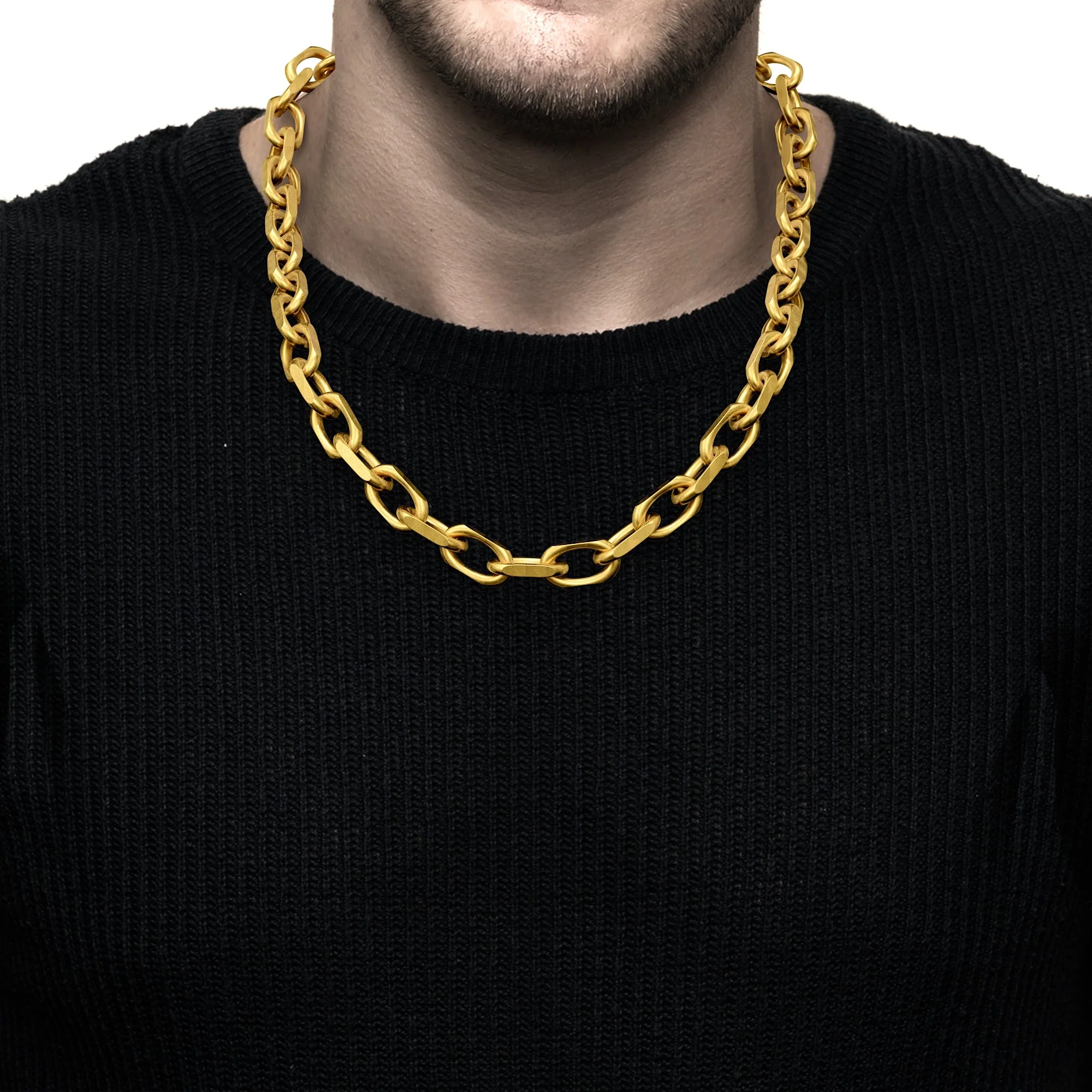 10mm Oval Chain Necklace - Image 3