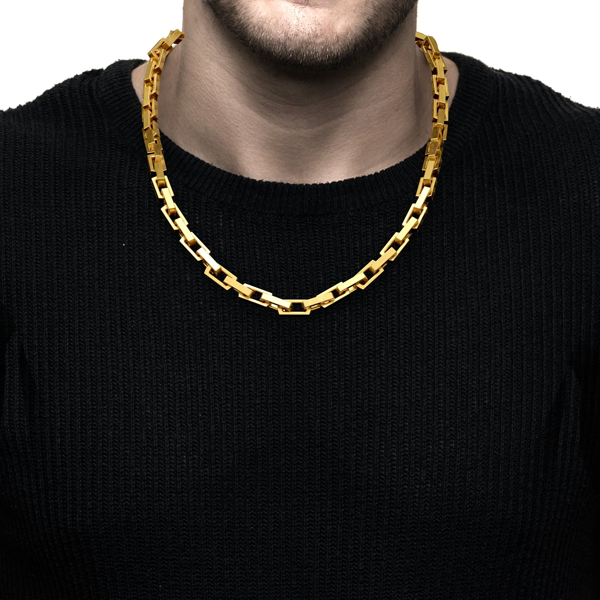 7.5mm Box Link Chain Necklace - Image 3