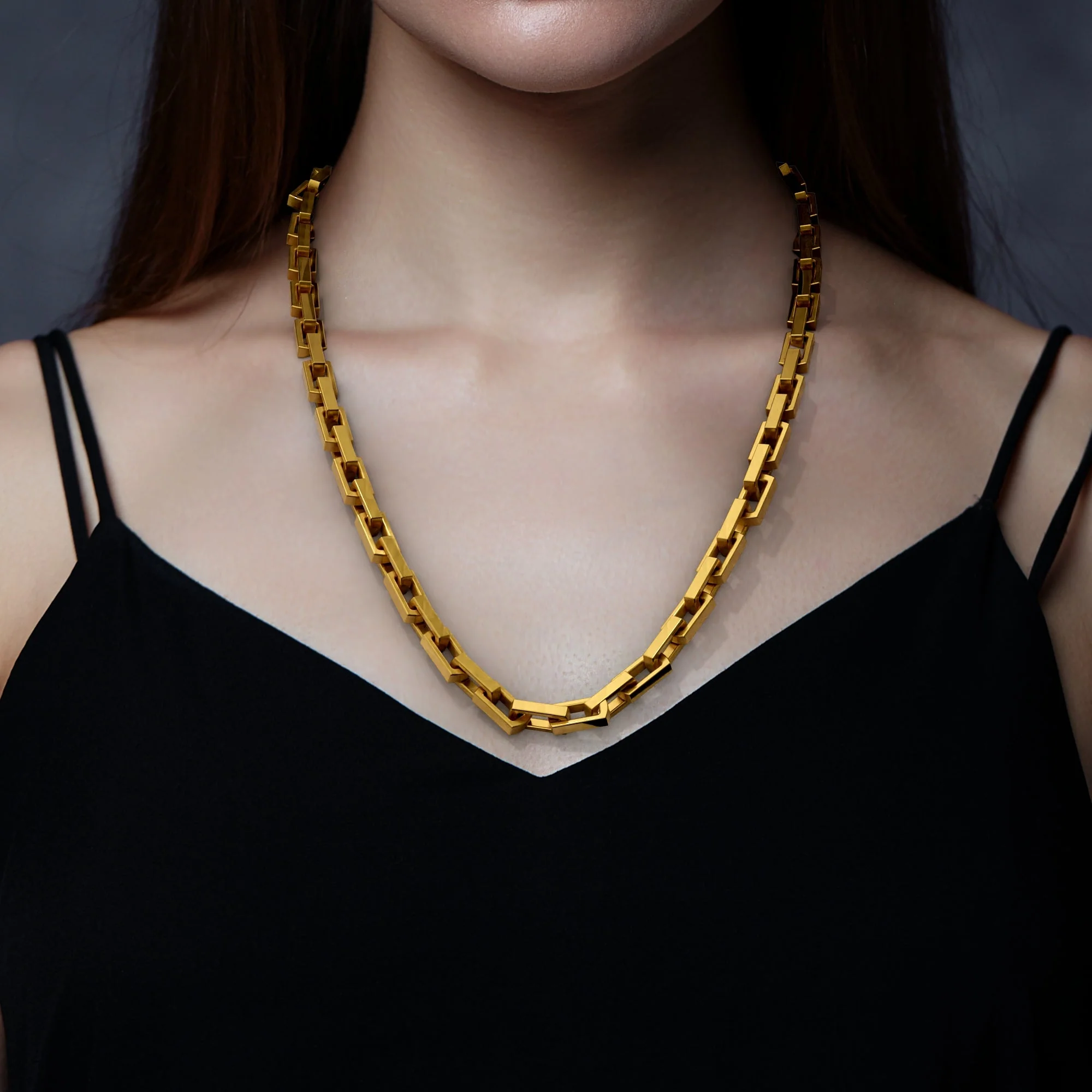 7.5mm Box Link Chain Necklace - Image 4