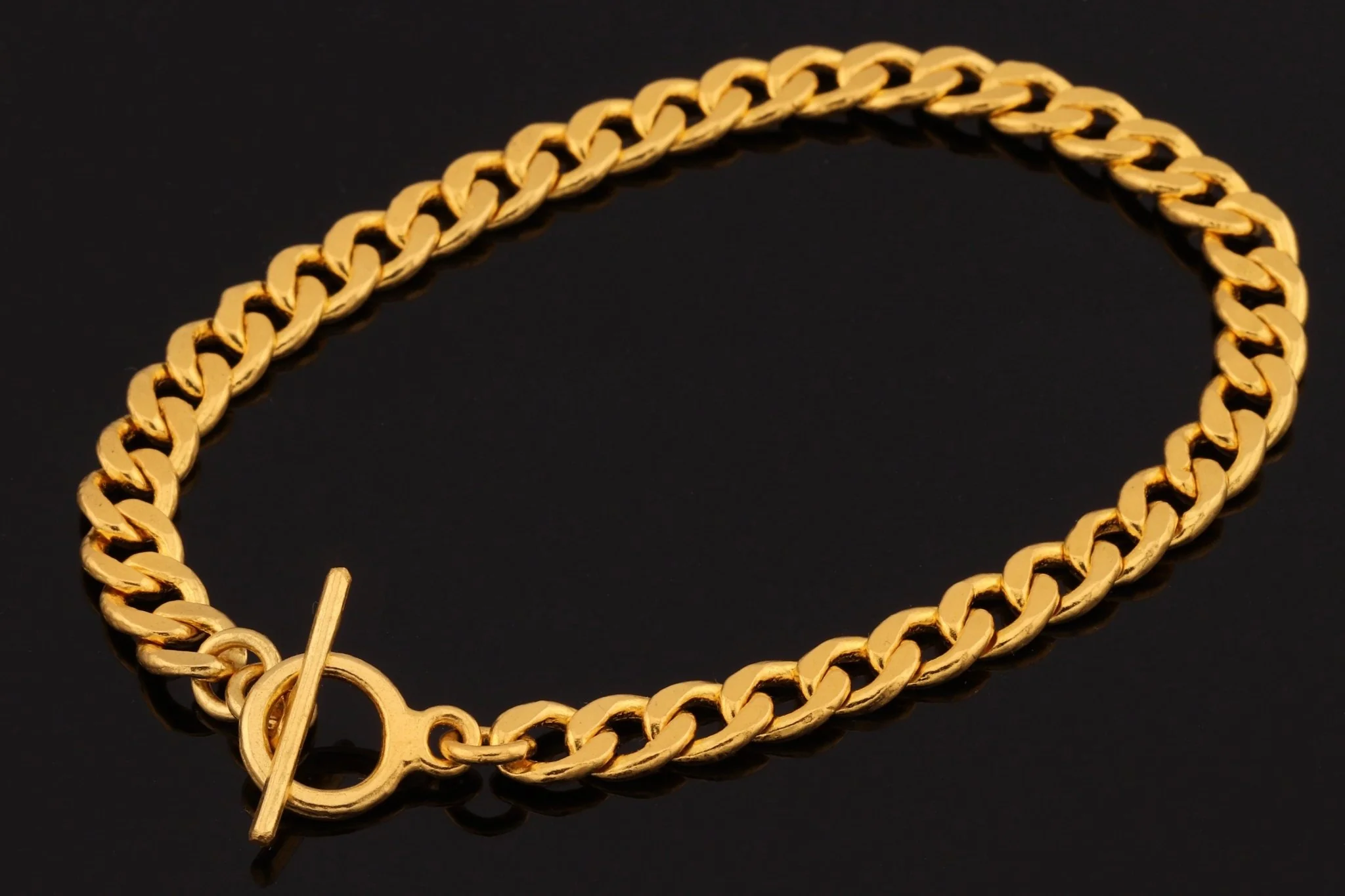 7mm Cuban Chain Bracelet - Image 3