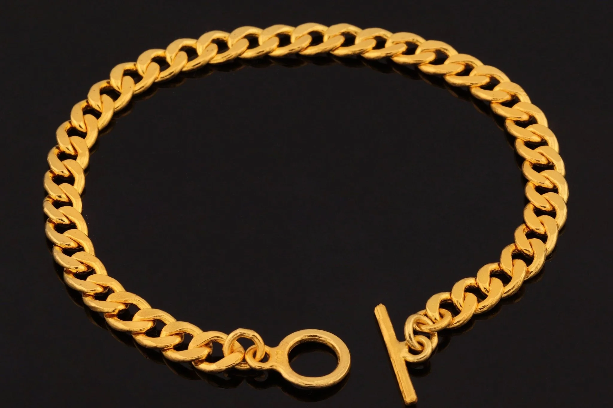 7mm Cuban Chain Bracelet - Image 4