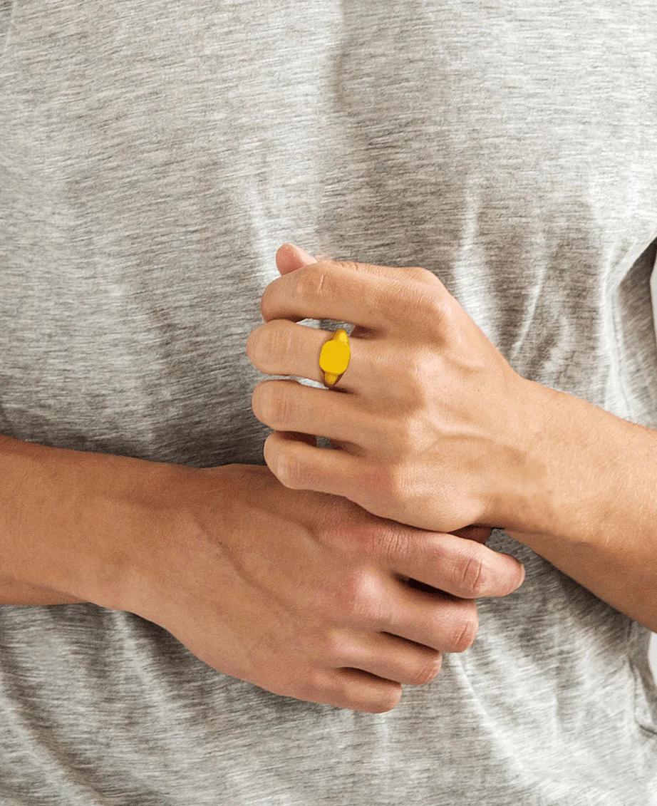 Square Signet Ring - Image 5