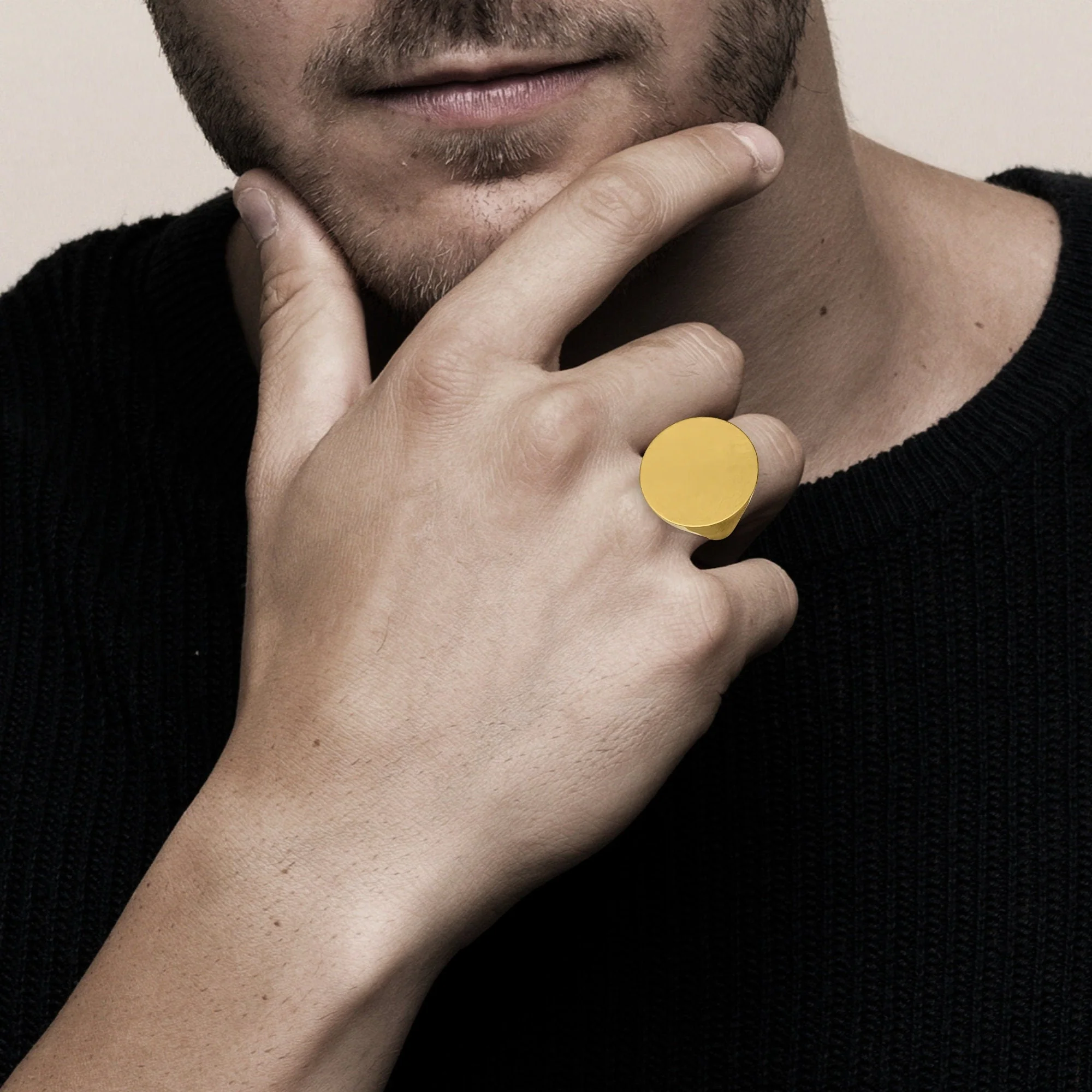 Oval Signet Ring - Image 5