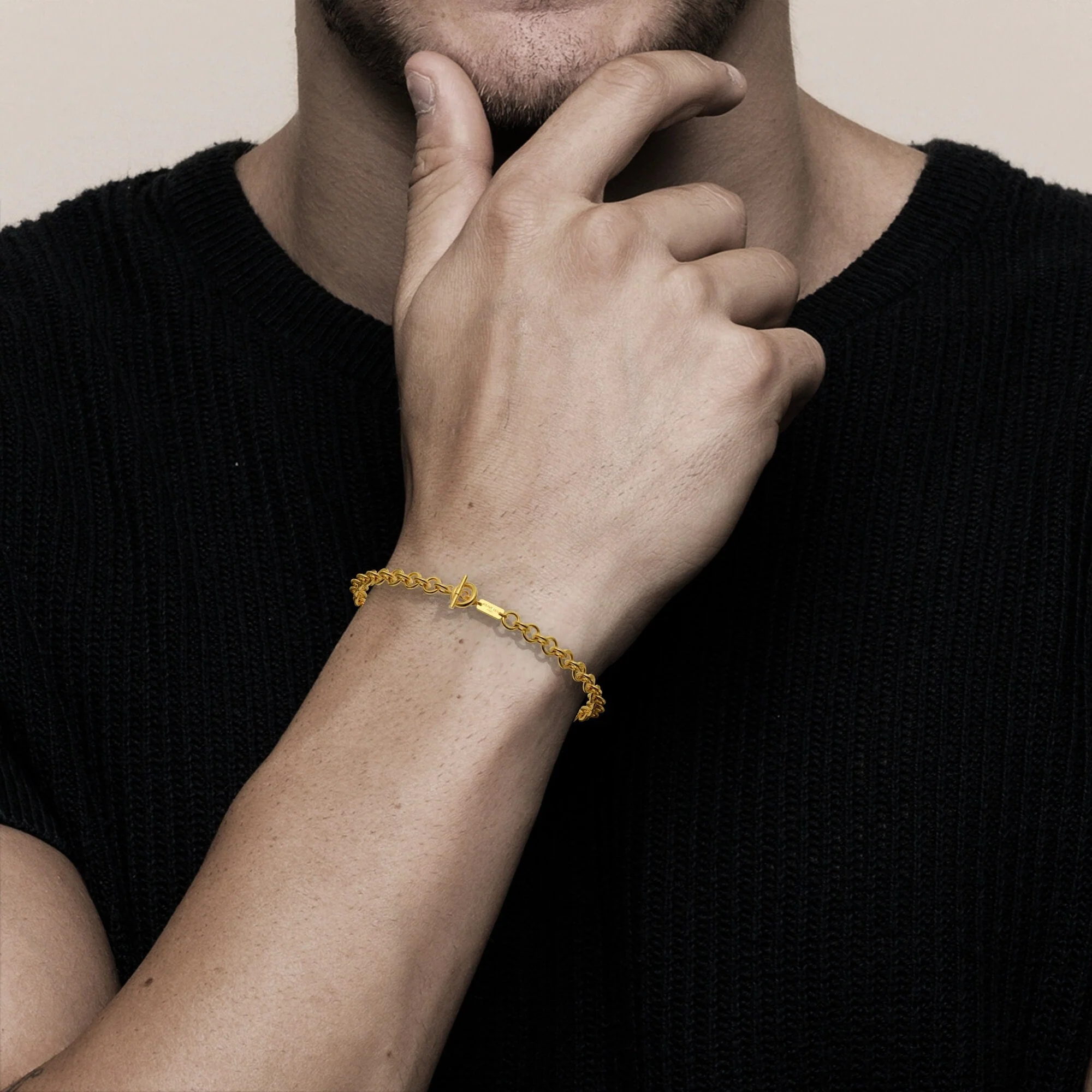 5mm Rolo Chain Bracelet - Image 4