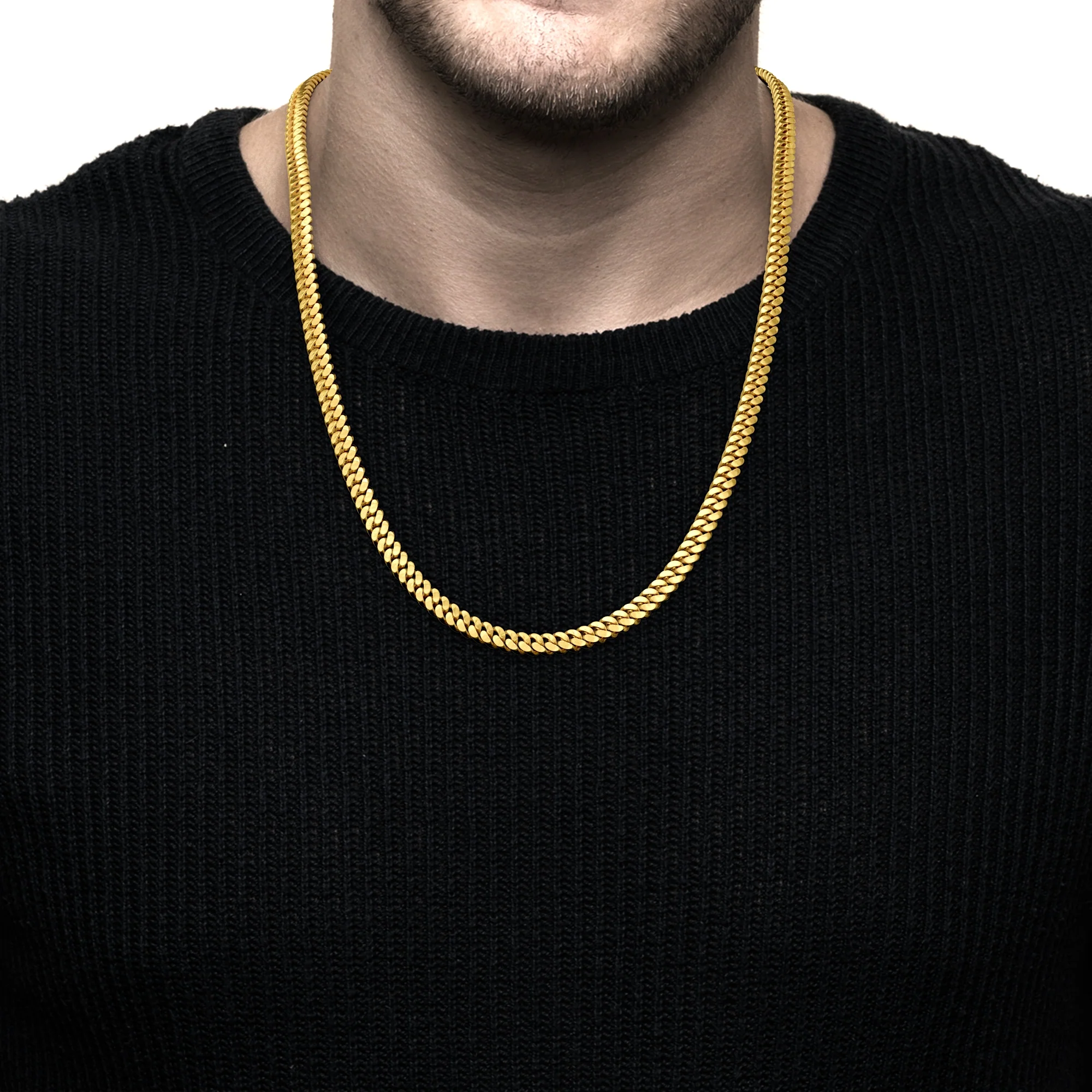 5 mm Miami Cuban Chain Necklace - Image 3