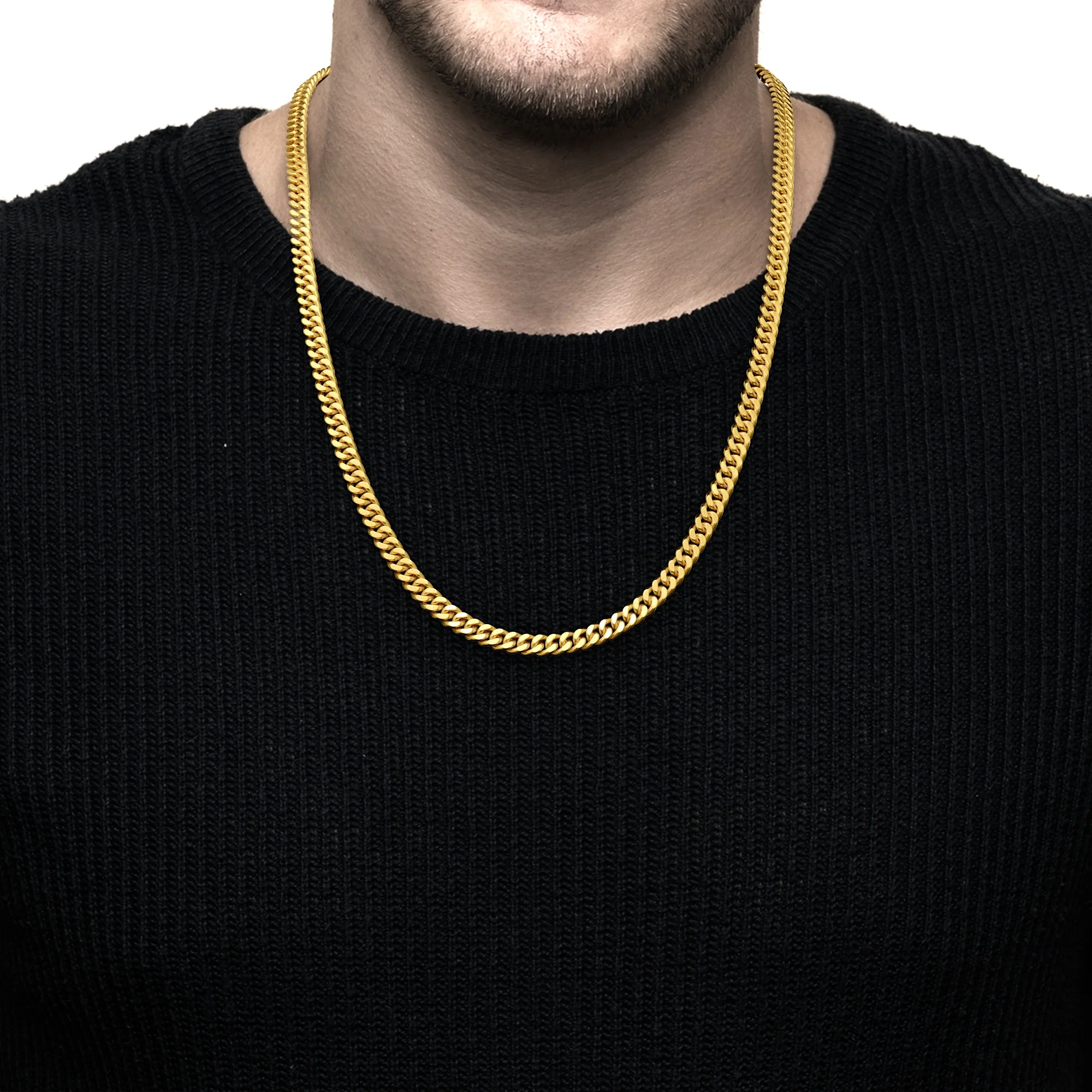 5mm Curb Chain Necklace - Image 3