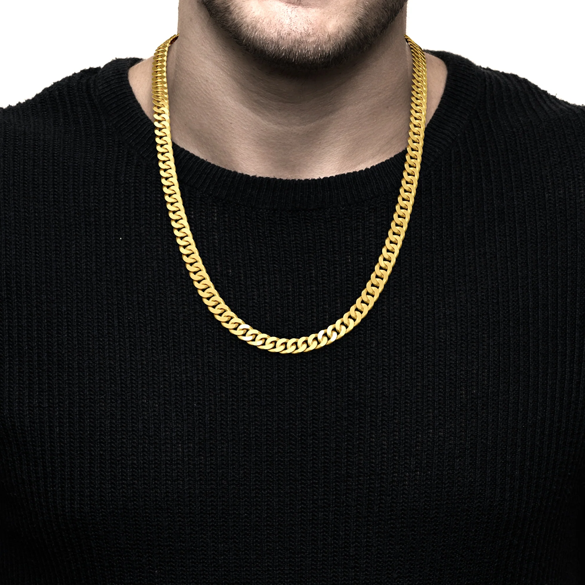 7mm Flat Curb Link Chain - Image 3