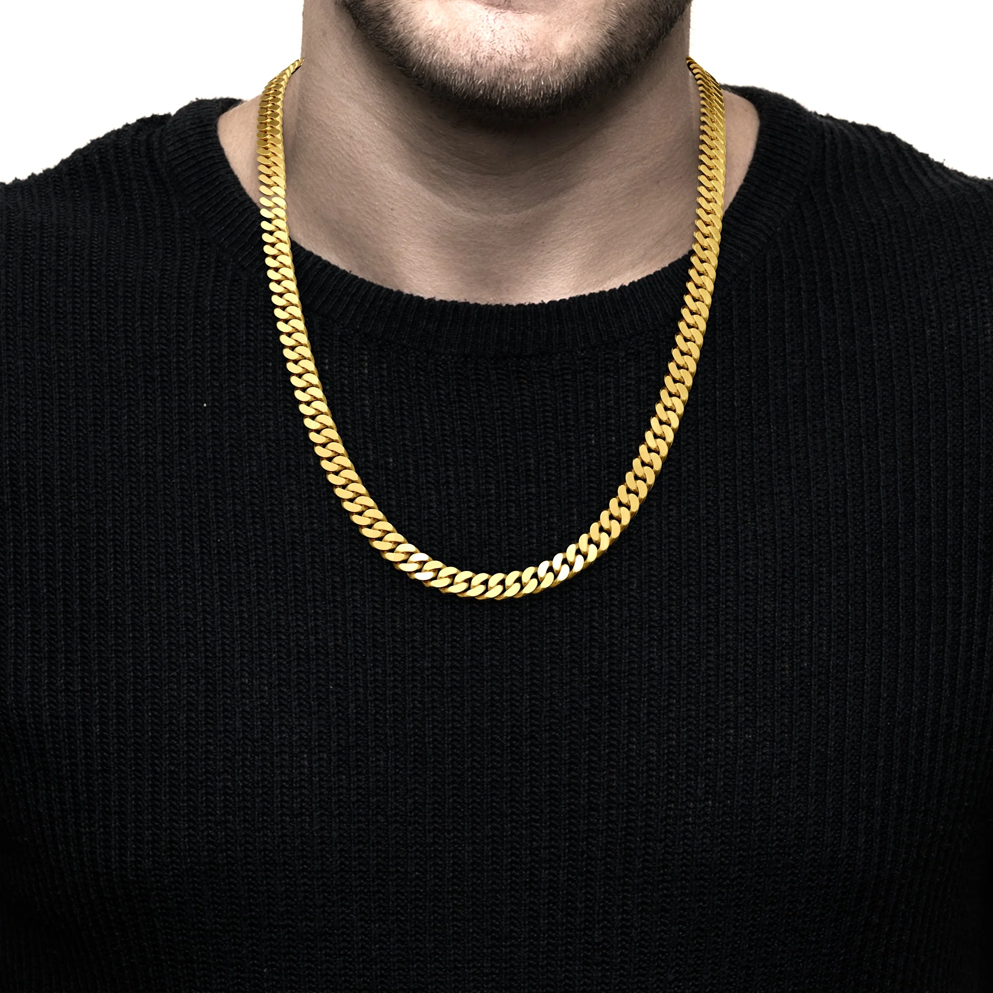 8 mm Miami Cuban Chain Necklace - Image 3